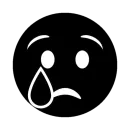 Стикер Black Emojs
