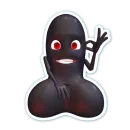 Стикер BlackSmileyKher