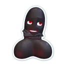 Стикер BlackSmileyKher