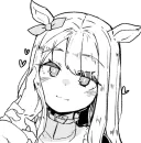 Стикер Black White