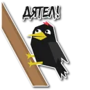 Стикер Дрозд Мерл