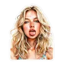 Стикер Blonde
