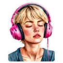 Стикер Blonde