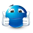Blue Emoji