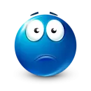 Стикер blue facebook