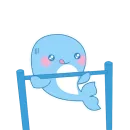 Стикер Blue Whale Challenge
