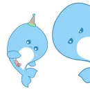 Стикер Blue Whale Challenge