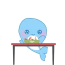 Стикер Blue Whale Challenge