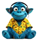 Стикер Bluekaka