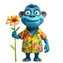Стикер Bluekaka
