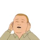 Стикер Bobby Hill