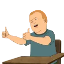 Стикер Bobby Hill