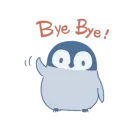 Стикер Bobo the Baby penguin by Lynol