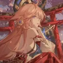 Стикер Яэ Мико