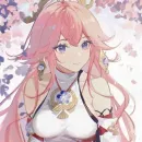 Стикер Яэ Мико