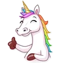 Стикер Unicorn