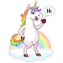 Стикер Unicorn