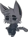 Стикер Brad Cat
