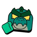 Стикер Brawl Godzilla