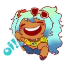 Стикер Brazilian Miku