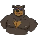 Стикер Bresnan Bear by Ethan Costas