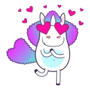 Стикер Bright Unicorns