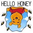 Стикер Winnie the Pooh
