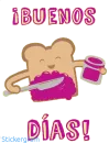 Стикер Buenos días/noches By Vane♾