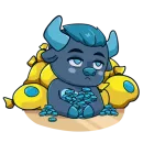 Стикер Mine free BULL
