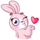 Стикер Rosy Bunny