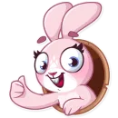 Стикер Rosy Bunny