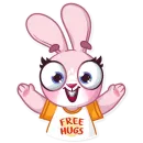 Стикер Rosy Bunny