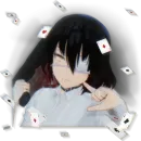 Стикер 狂気の興奮🃏