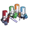 Стикер CASTLE CRASHERS
