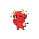 Стикер Чертенок