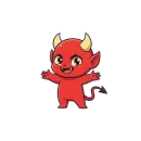Стикер Чертенок