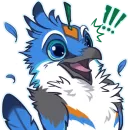 Стикер CLICK the sprouty jay