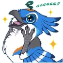 Стикер CLICK the sprouty jay