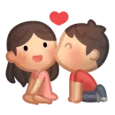 Стикер CUTE LOVE