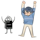 Стикер PopcornWoorie