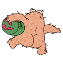 Стикер Конфетный монстр