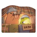 Стикер Capybara Comics