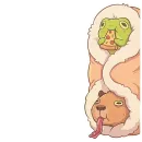 Стикер Capybara Comics