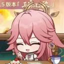 Стикер Яэ Мико