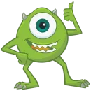 Стикер Monsters Inc