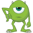 Стикер Monsters Inc