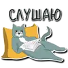 Стикер Просто Кот