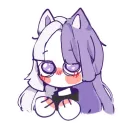 Стикер Котик Сигма