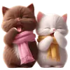 Стикер Кошачья любовь