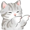 Стикер Котики